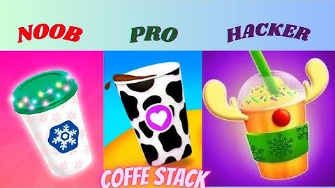 NOOB vs PRO vs HACKER | Coffee Stack | Funny😂 | With Motu Patlu #viralvideo #fungame #trendingvideo