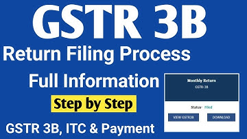 GSTR 3B Return File Kaise Kare | GSTR 3B Return Filing | How to File GSTR 3B Return
