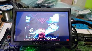 Testing a 7 tft hdmi screen on a vampire 600 v2