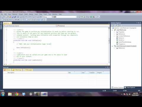 XNA Beginner Tutorial