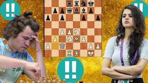 First class Magnus Carlsen vs Tania Sachdev 8