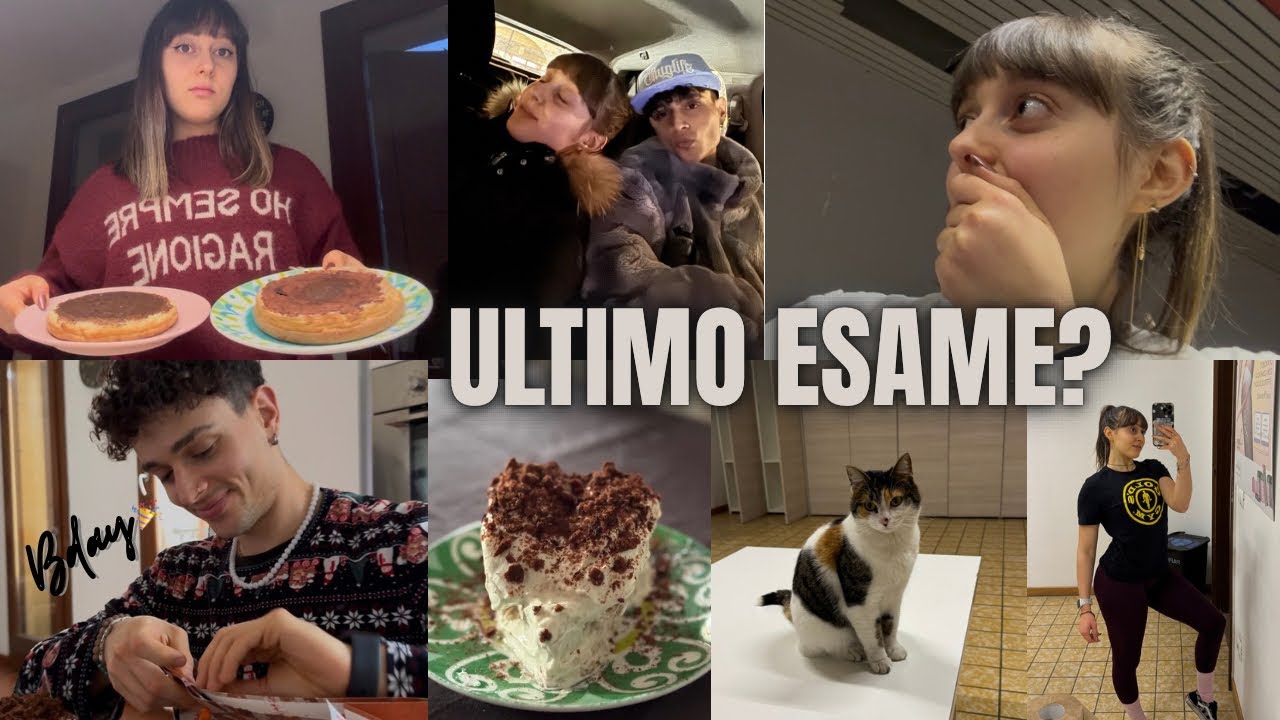 MI LAUREO? HO DATO IL MIO ULTIMO ESAME, COMPLEANNO DEL MIO RAGAZZO… Weekly vlog