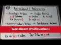Deutsch: Wortakzent (Präfixverben)