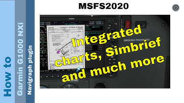 Flight Simulator 2020 - How to - Garmin G1000 NXi - Using the Navigraph plugin