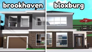 Recreating a BROOKHAVEN house in Bloxburg!