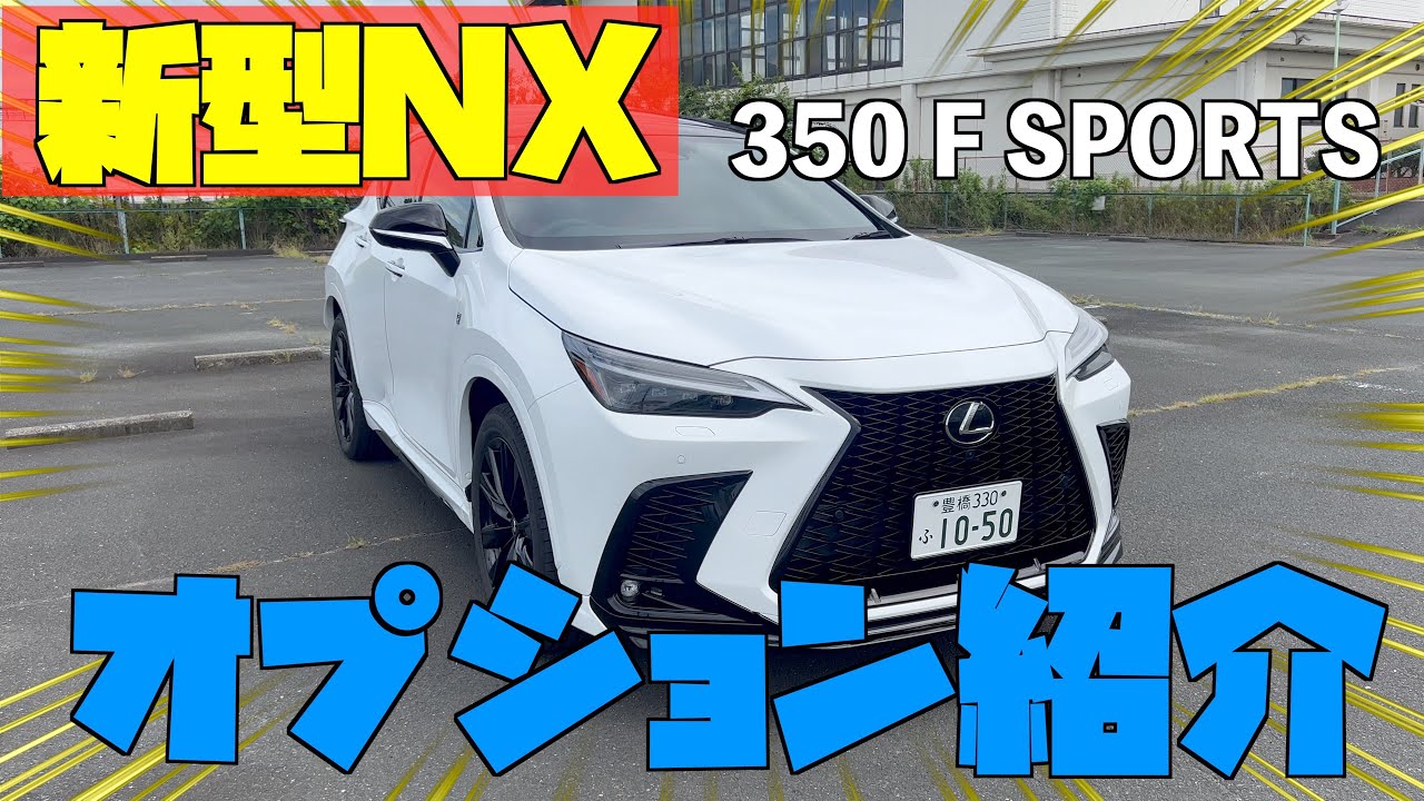 新型レクサスNX】おすすめ装着オプション一挙公開！【LEXUS NX 350