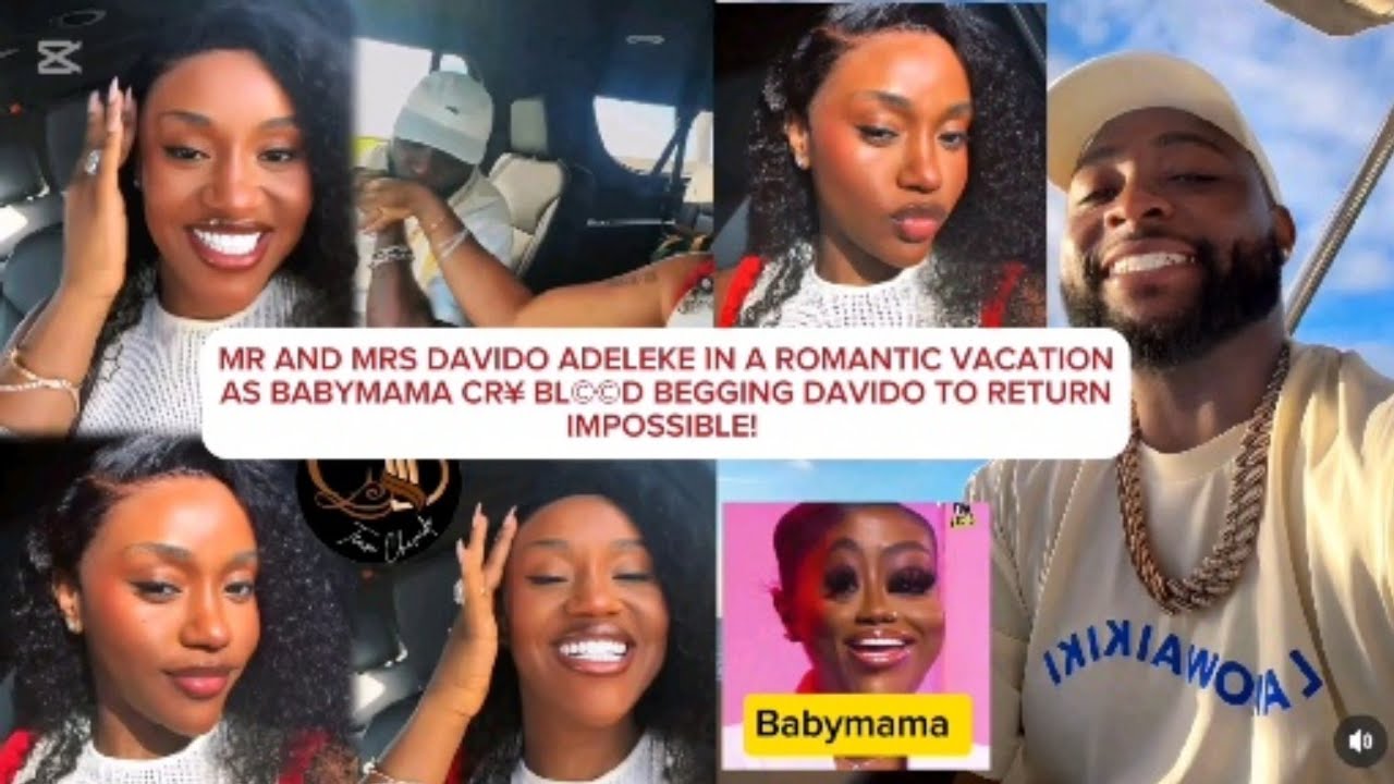 MR AND MRS DAVIDO SPENDING QUALITY TIME, TOURING AND HAVING FUN WHILE SOPHIA SEAT ONE CORNER TO CR¥