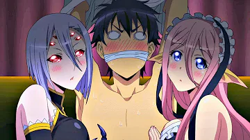 Lonely Boy Gets Taken By Monster Girls Who Want To Marry Him | anime recap