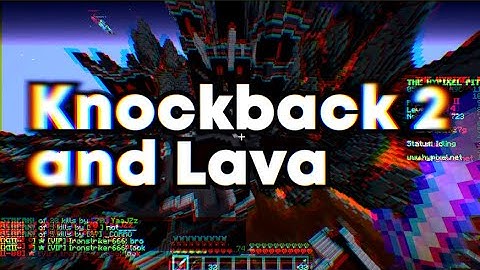 Knockback II featuring lava | Hypixel Pit Streaking