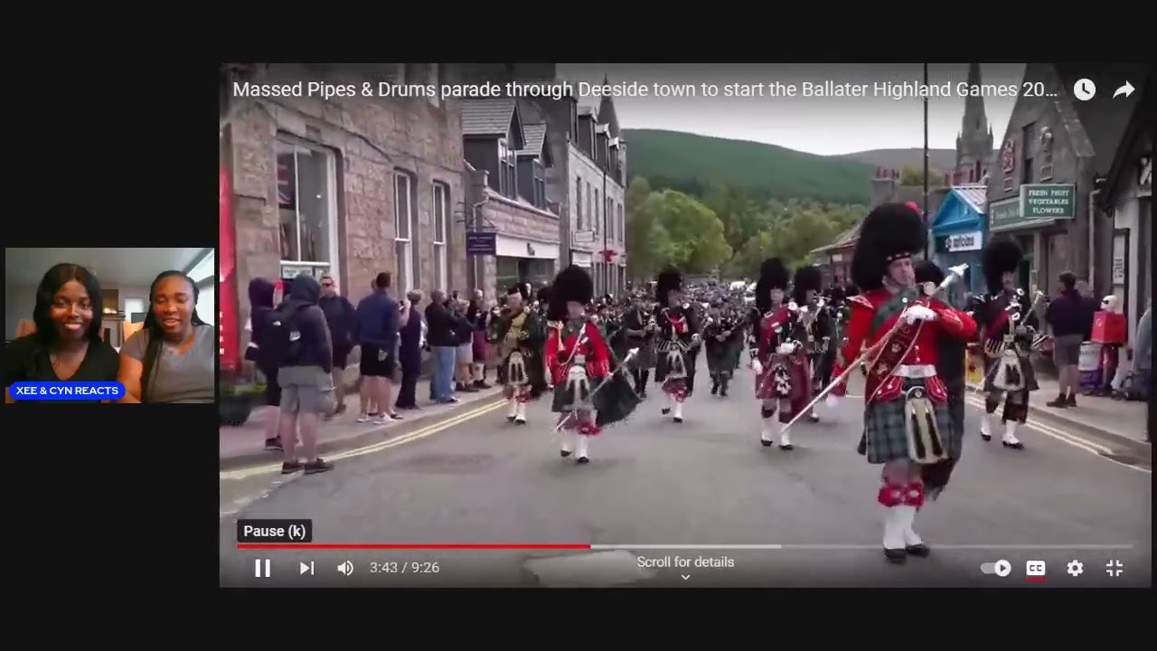 Americans Reacts Massed Pipes & Drums Parades through Deeside Town 2018. **Amazing**