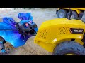 동물 장난감 놀이 덤프트럭 중장비 자동차 장난감 모래놀이 Animal Toys Play with Dump Truck