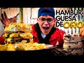COMIENDO HAMBURGUESA de 0R0 por PR1MERA VEZ - 24 KILATES ft: @sinrolespecifico