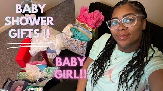 OPEN OUR BABY SHOWER GIFTS WITH ME!
