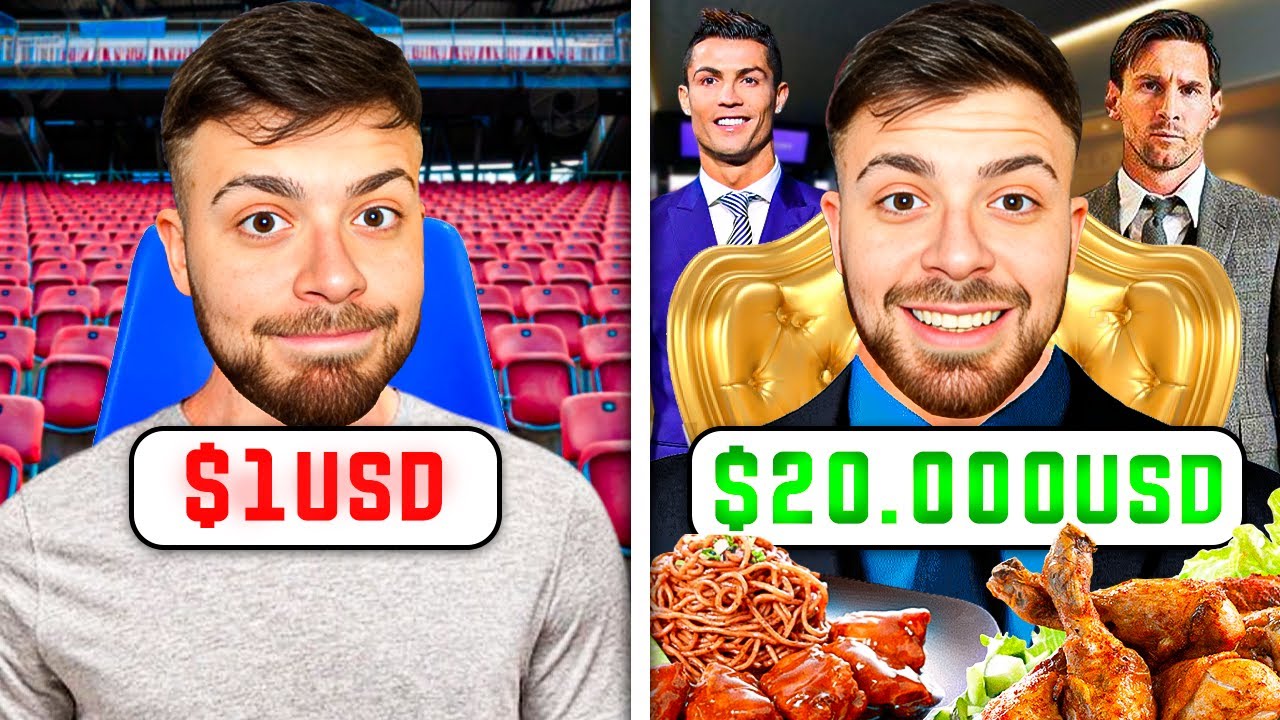 ASIENTOS DE $1 VS 20.000$ DÓLARES ¿VALE LA PENA PAGAR TANTO? VERSIÓN COPA AMÉRICA Y EUROCOPA