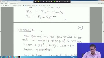 Power System Stability (Contd.) #ch19 #swayamprabha