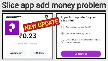 Slice mini card mai transaction nahi ho raha hai || Slice mini add money problem || Slice app block