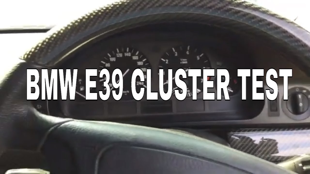 Cara test speedometer BMW E39 YouTube