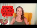 Venus square pluto natal chart astrology aspect  how to love  solutions