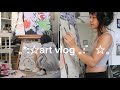 Art vlog  busy week as an art student  new projects