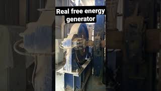 Real free energy generator. Over unity system permanent magnet generator motor 400KW electricity
