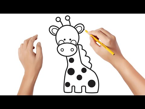 Vídeo: Como Desenhar Uma Girafa