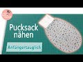 Pucksack nähen [mit Gurtschlitz]