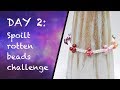 Day 2: Kumihimo challenge - Berry Cluster Bracelet