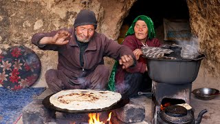 Grandpa Naan Bread Recipe with Biryani | Village Life Afghanistan | Old Lovers