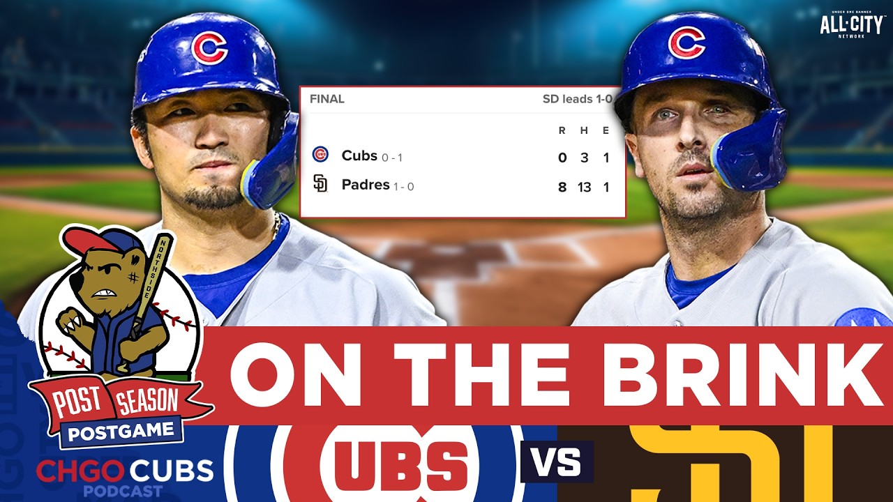 CUBS POSTGAME: Matthew Boyd & Cubs OFFENSE GOES COLD in Wild Card Game 1 Loss to Padres | CHGO Cubs