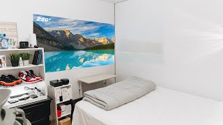 Under $100 Budget Projector Bedroom Setup! (Best Cheap Projector)