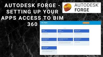 Autodesk Forge | Setting Up Your Apps Access | Basics