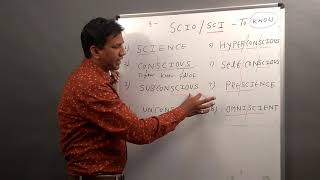 New root word scio/sci