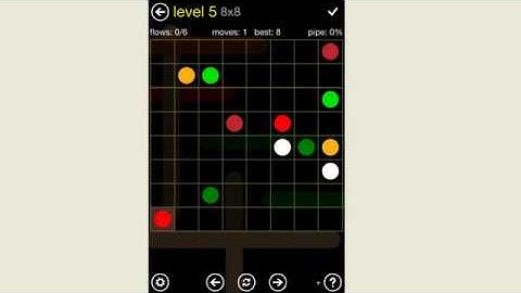 Flow Free - 8x8 Level 5