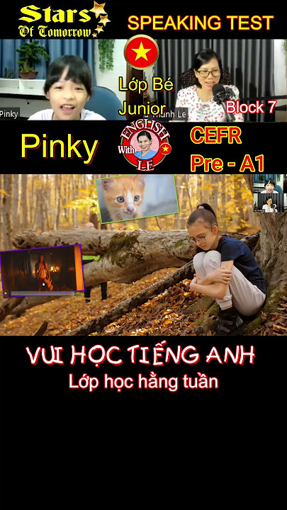Download lagu I think so - Pinky - Stars of Tomorrow for Kids - BL. 7 Test Jr. Vietnam 2023 - CEFR Pre A1