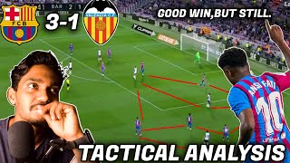 Barcelona vs Valencia 3-1 | WIN BUT WEAK !! HINDI OPINIONS