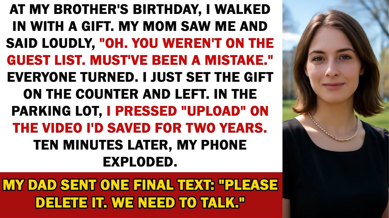 At My Brother’s Birthday, I Walked In With A Gift. My Mom Saw Me And Said Loudly, “Oh. You...