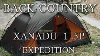 テント・タープ backcountry xanadu2.5p CHARCOAL BLACK