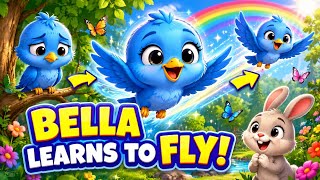 The Little Bird Who Was Afraid to Fly 🐦🌈 | Inspirational Kids Story | Moral Story for Children 