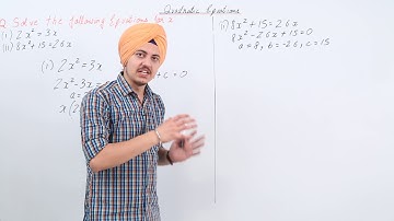 Best Free Lecture l Class 10th I Maths I ICSE I Chapter 6 I Quadratic Equations I question l L61