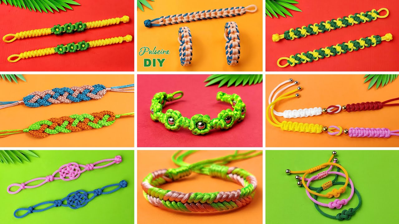 Easy DIY Bracelet Ideas To Copy  Tutoriel de bracelet, Modèles de