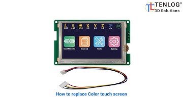 How to Upgrade The Touch Screen UI for Tenlog IDEX 3D Printer
