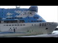 M/S Sjögull overtaking M/S Silja Galaxy + 30 mins before arrival Stockholm announcement