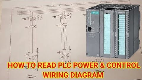 How to Read PLC Power & Control Wiring Diagram in tamil