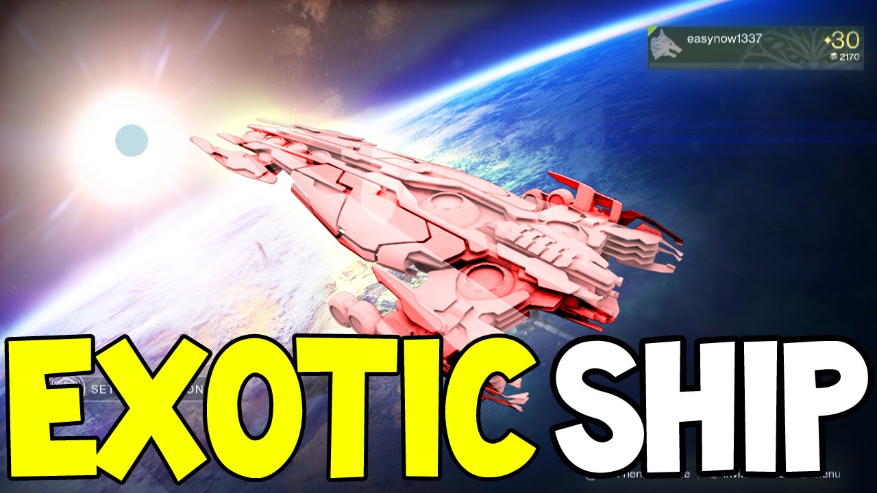 Destiny - Exotic Ship Blueprints / Bounties - YouTube