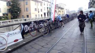 Partenza/Start Classicissima 2014 - Rievocazione Milano-Sanremo con biciclette d'epoca