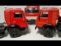 КамАЗ-54112 Автолегенды СССР грузовики vs. КамАЗ-5410 Элекон. Масштабная модель автомобиля 1:43.