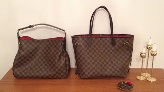 Comparison between the Louis Vuitton Reggia and Neverfull MM 