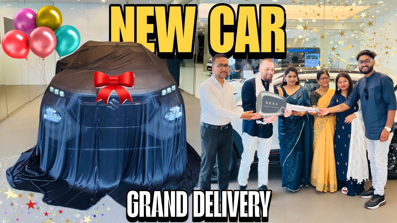 Taking Delivery Of Our New Family Car 😍🧿 GRAND CAR DELIVERY 🙌🏼❤️ Maruti Suzuki Nexa || Bee Dee Vlogs