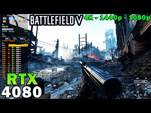 Battlefield 5 | RTX 4080 | Ryzen 7 5800X3D | 4K - 1440p - 1080p | Ultra & Low Settings