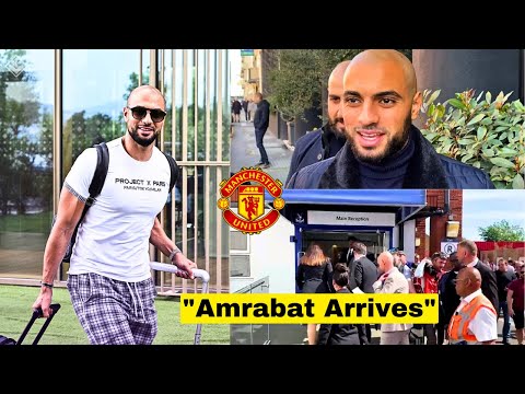 HAPPENING✅Sofyan Amrabat &#39;arrives in England&#39;: Man Utd face-to-face Talk underway